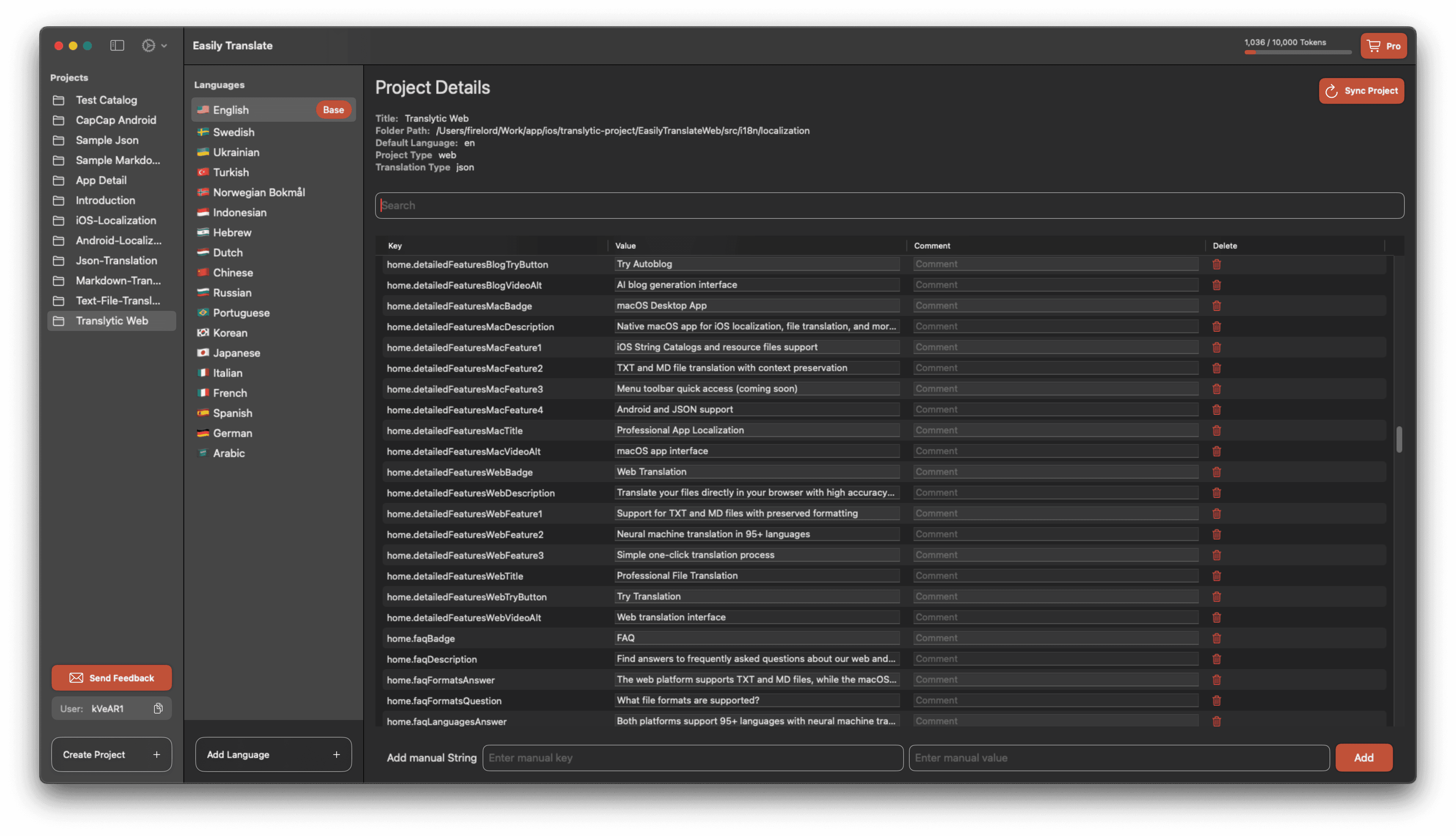 Easily Translate macOS App