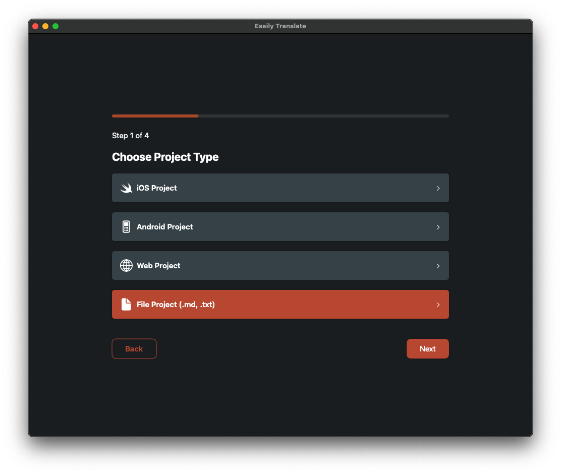 Project Selection