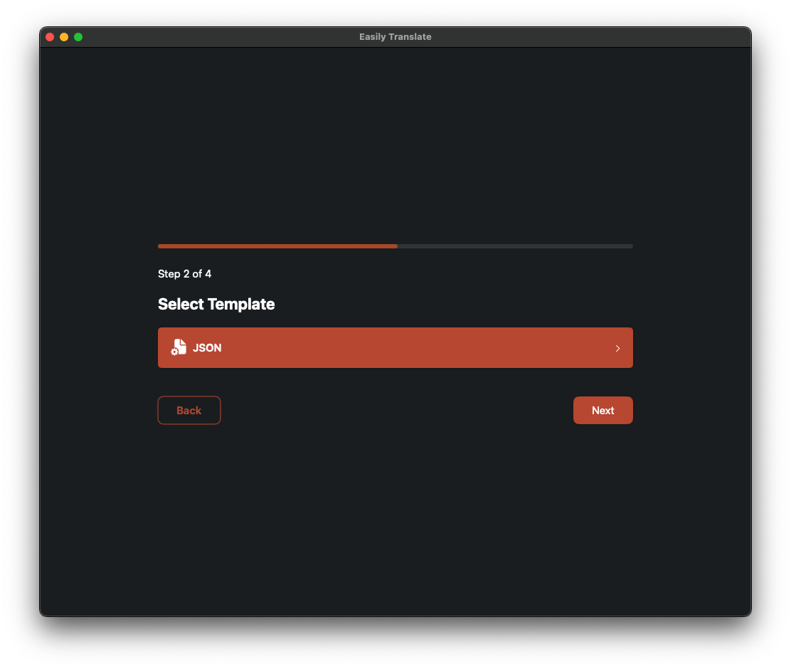 Project Type Selection